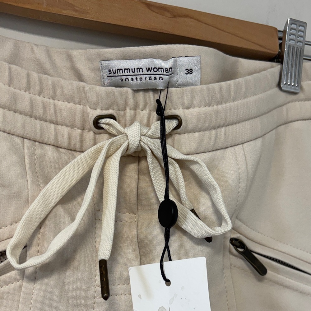 NWT Summum Cream Jogger Pants - Picture 6 of 9